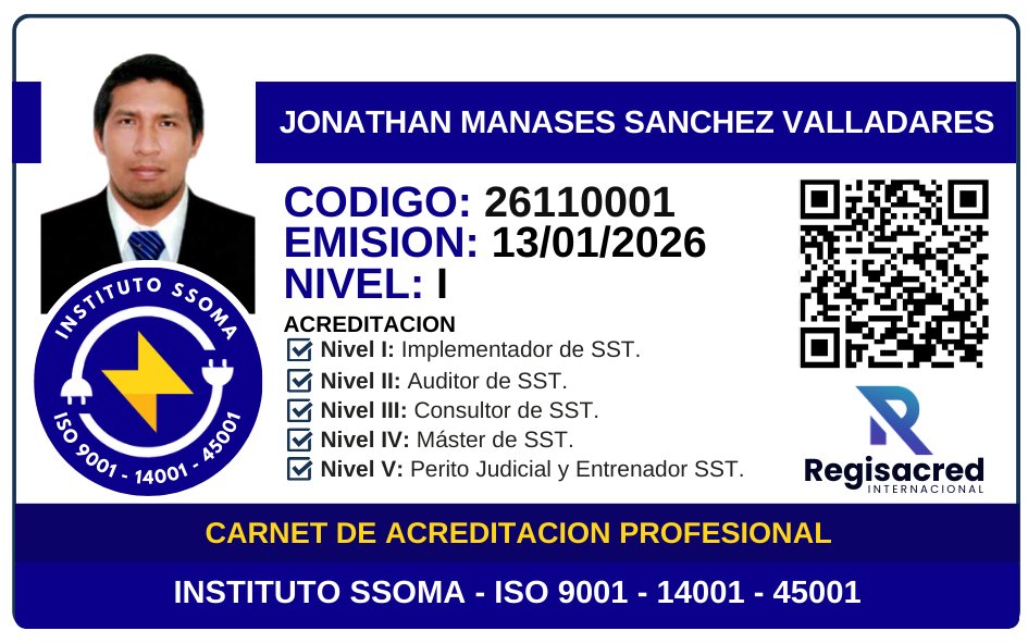 Carnet Instituto SSOMA